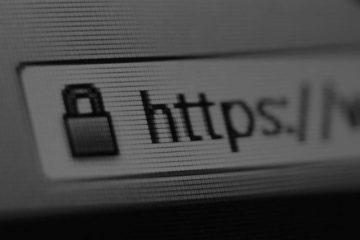 photo of a browser address bar with an ssl secured url