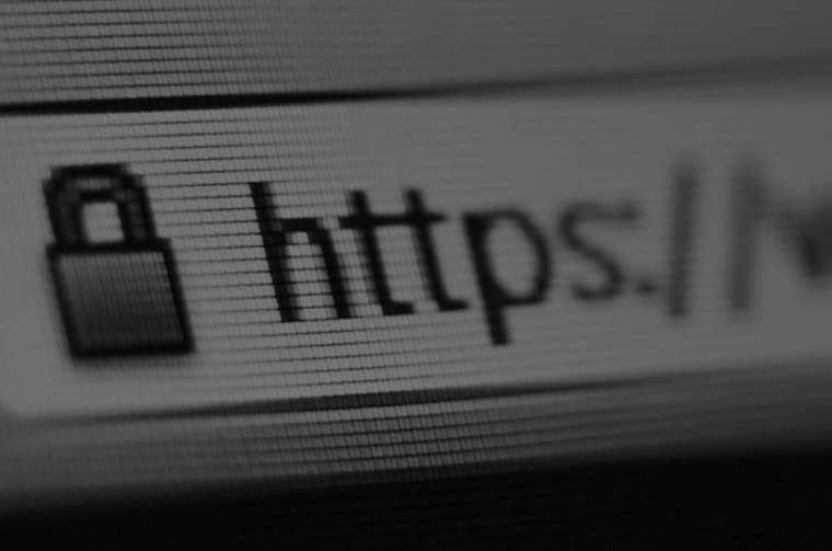 photo of a browser address bar with an ssl secured url