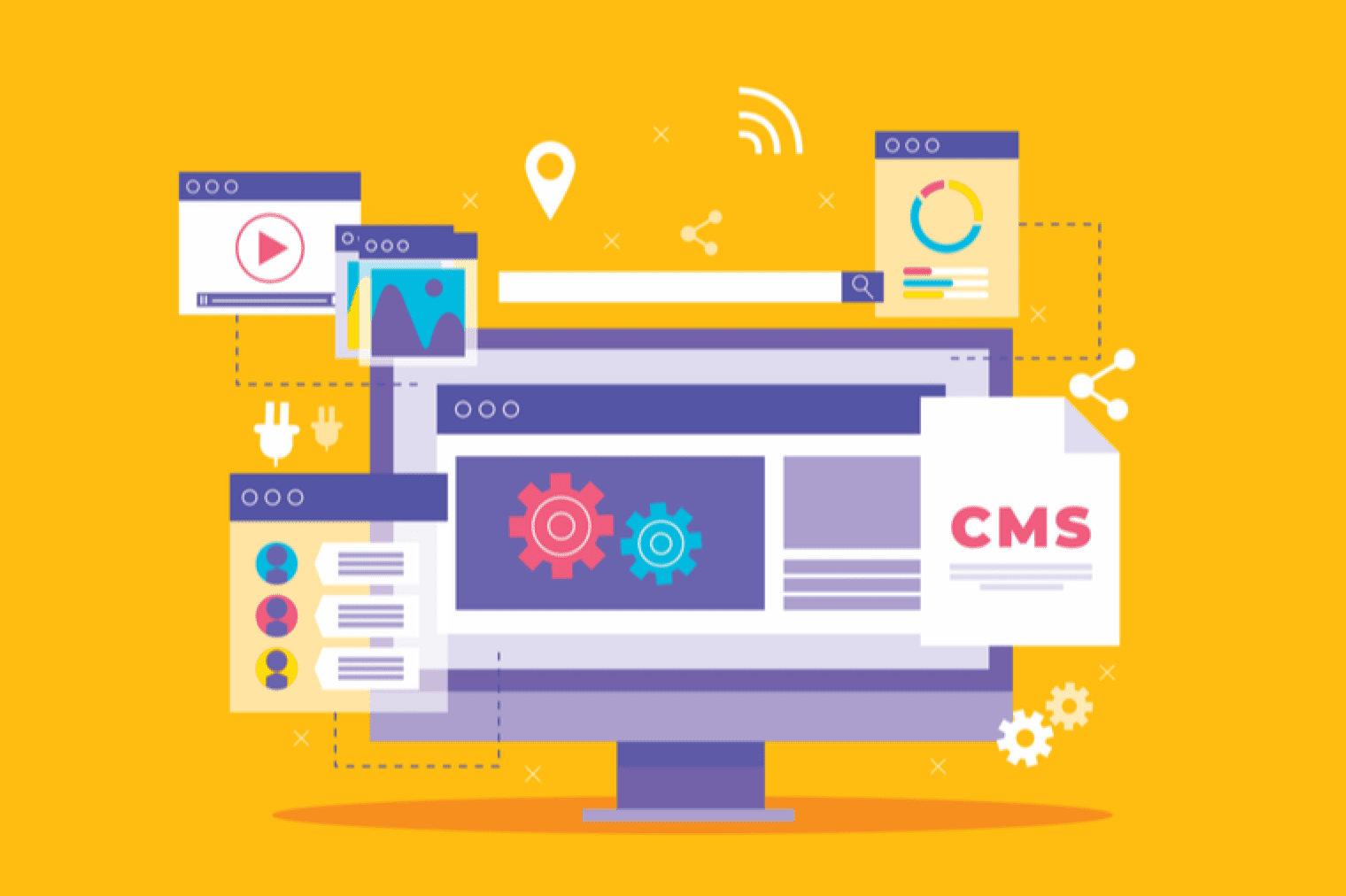 custom cms blog header