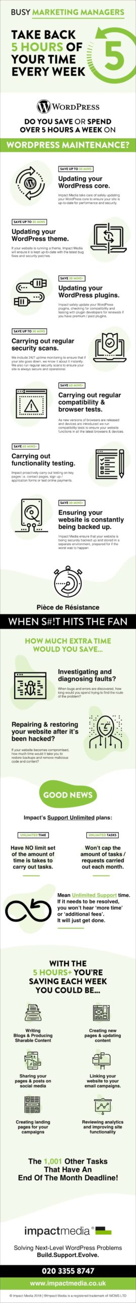 WordPress Support Infographic