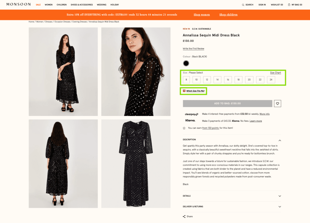 Monsoon product page