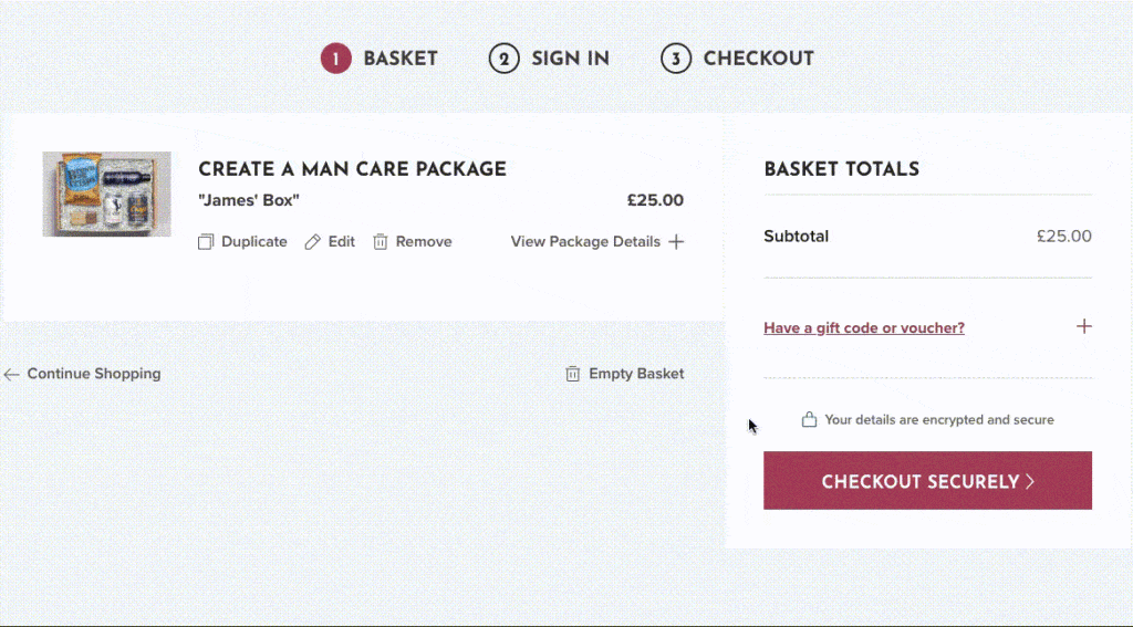 example of a hidden coupon field from dontbuyherflowers.com