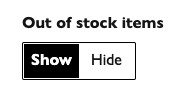 filter to remove out of stock itens from a product results page