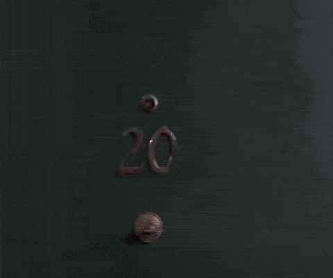 monica and chandler opening door gif