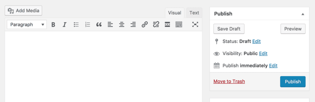 wordpress classic editor