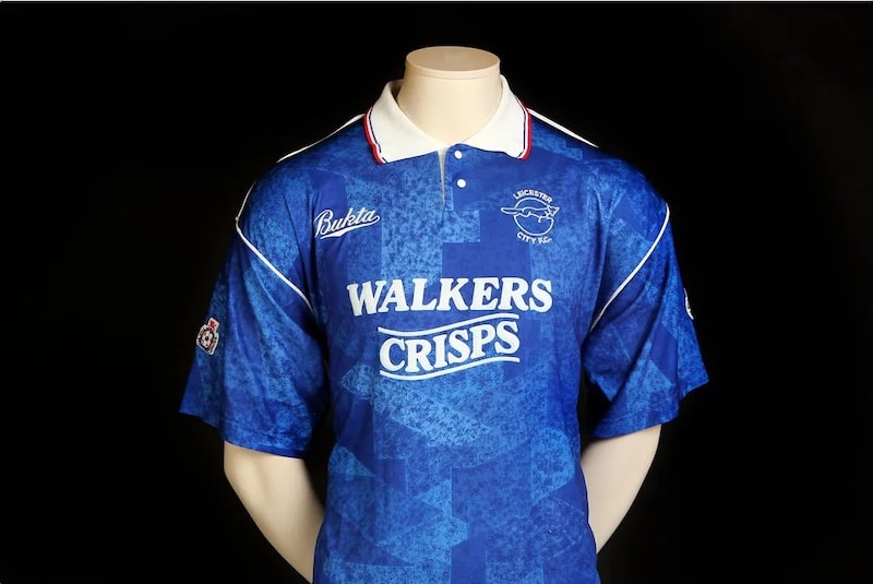 classic leicester city football shirt