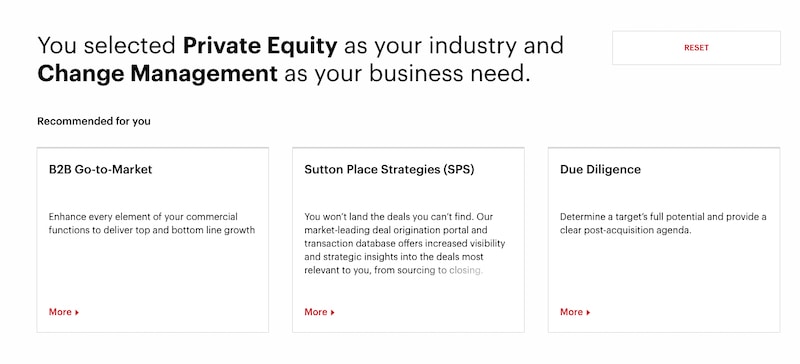 bain and company content wizard results