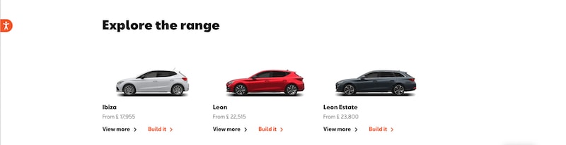 The Orange Tab On The Left Is The Accessibility Widget