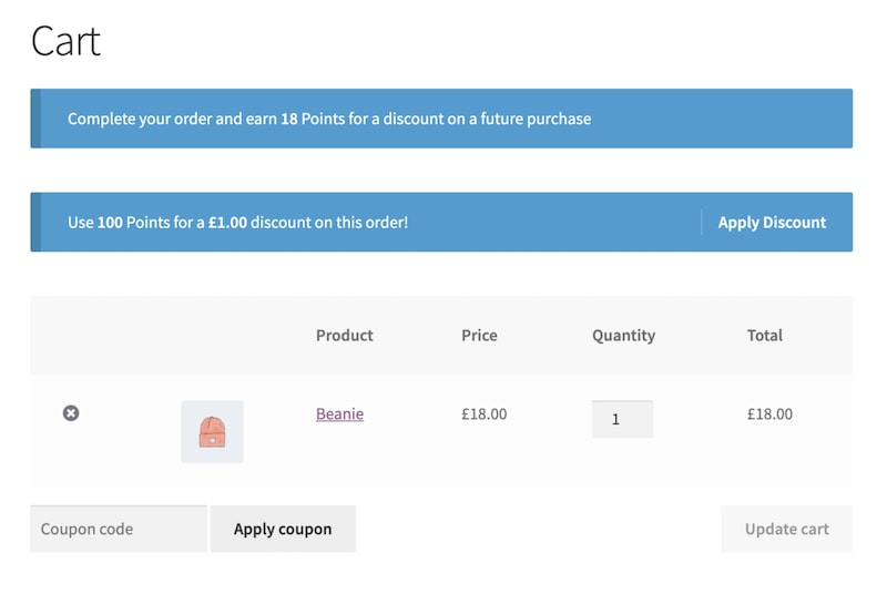 WooCommerce Points And Rewards
