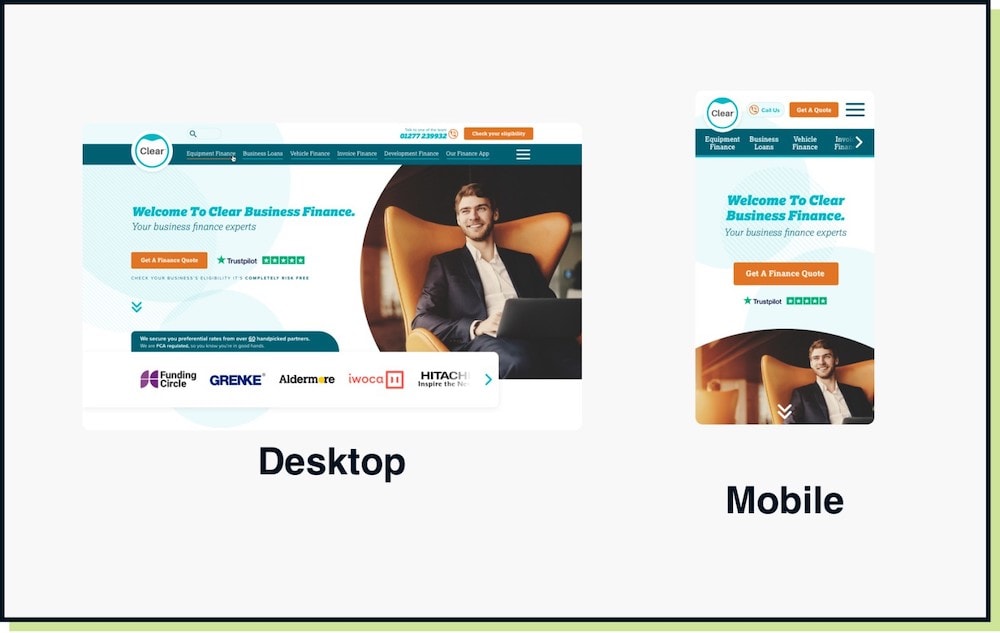 Clear Business Finance A Website Project By Impact Media
