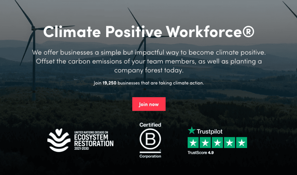 Ecologi service page header