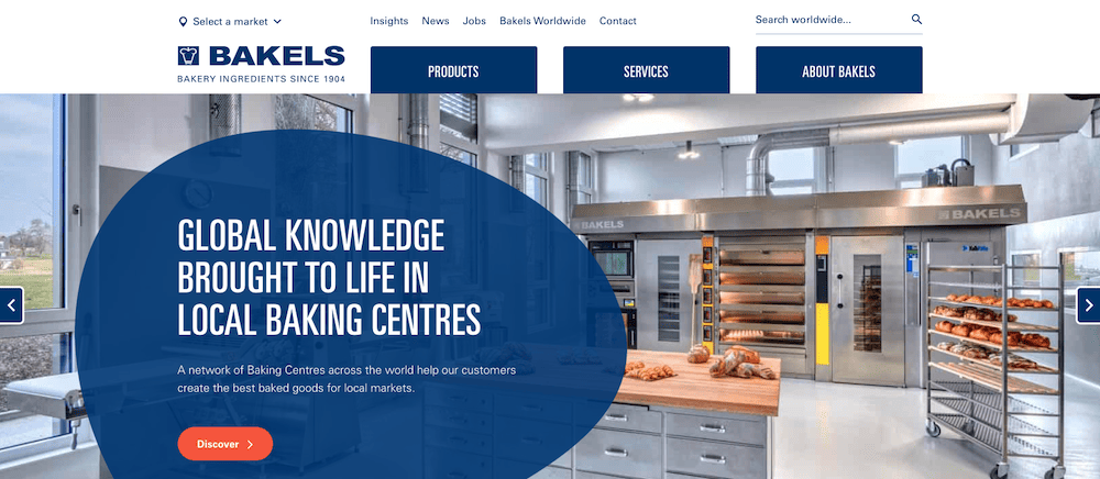 bakels group parent website in english