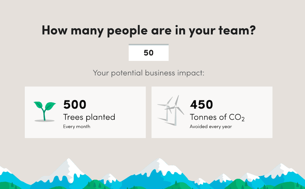 ecologi estimate tool