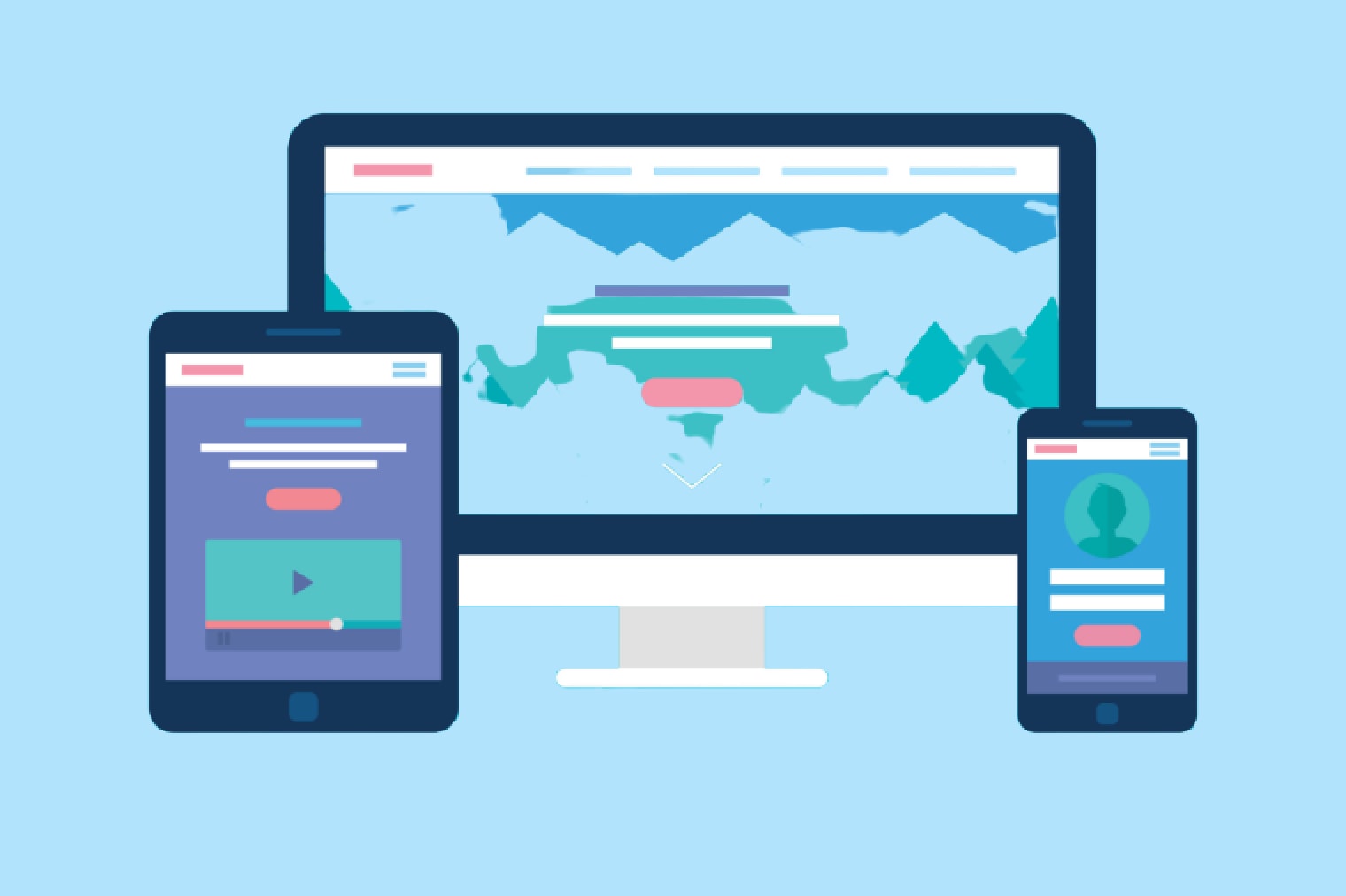 Blog hero image showing illustrations of service pages.