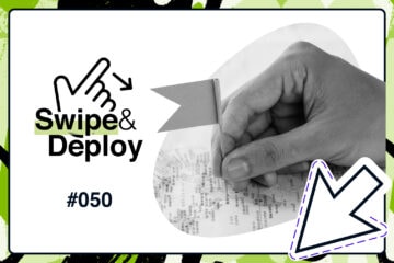 Swipe & Deploy 50 blog hero image of a hand pacing a pin in a map.