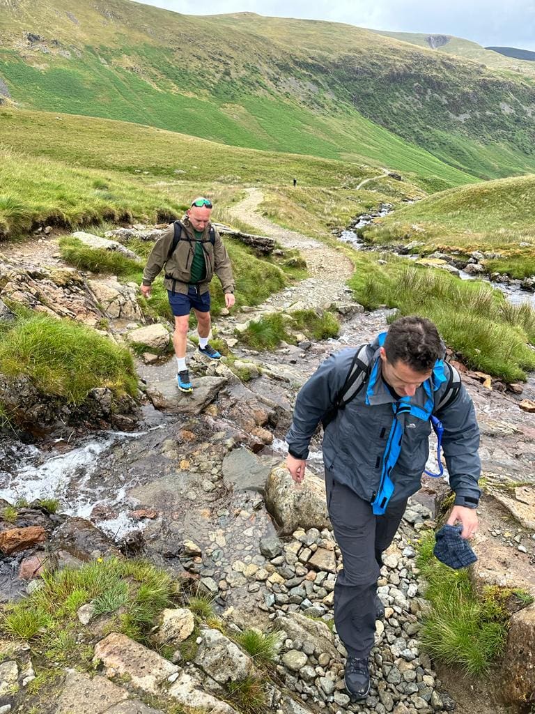On the climb
