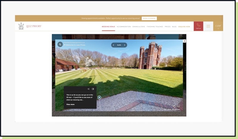 Country House Weddings Virtual Tour