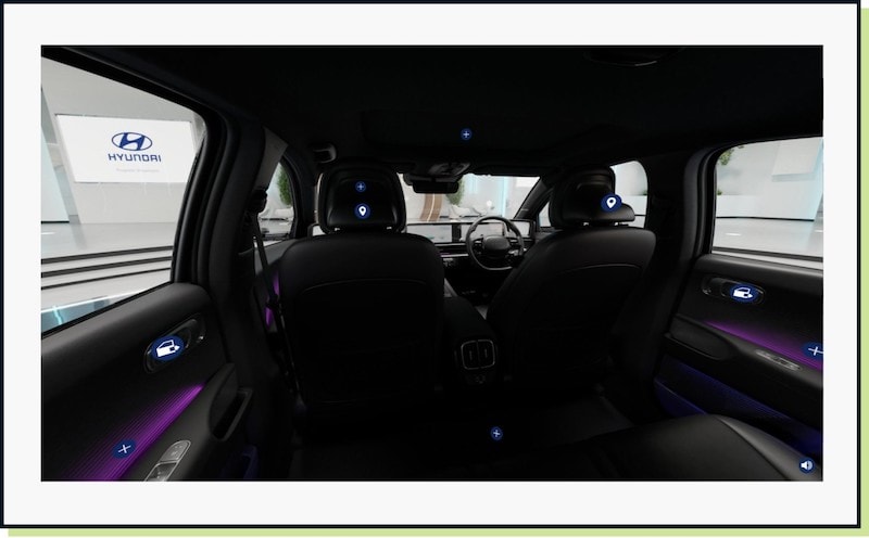 Inside tour of the car