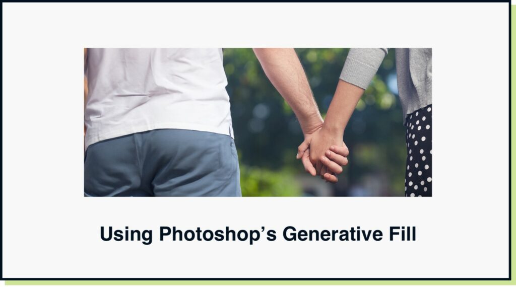 Photoshop drew the rest of the man using the prompt, 'draw the rest of the man'