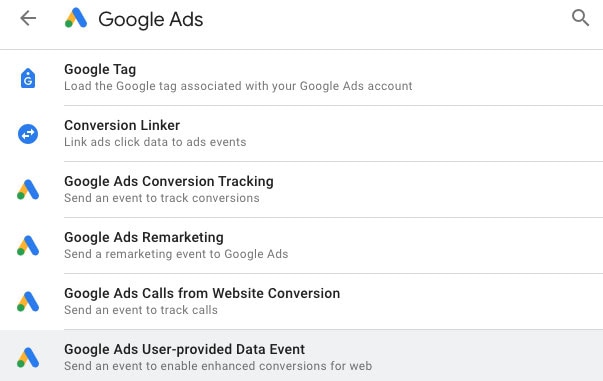 Google Ads Tags