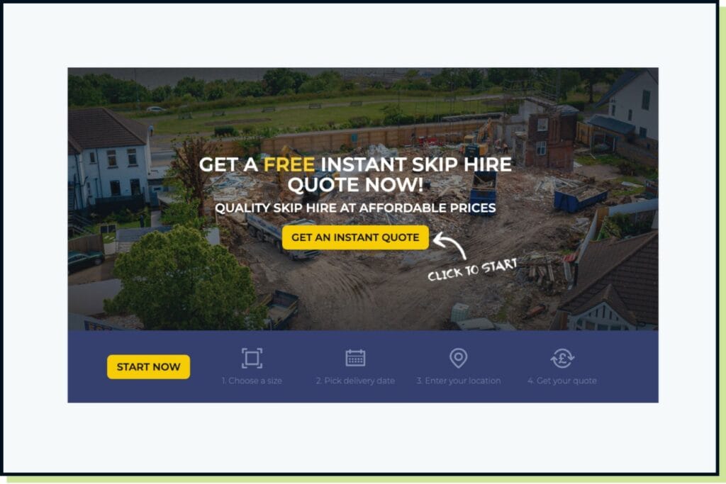 Essex County Skips - Instant Quote CTA