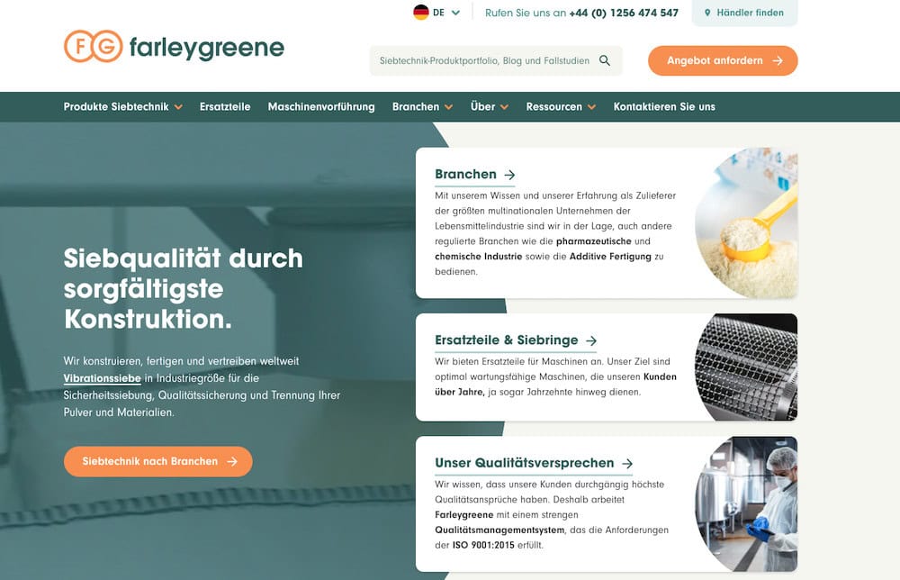 Farleygreene translated to German