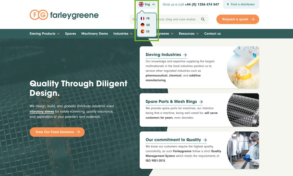Farleygreene multi-language switcher