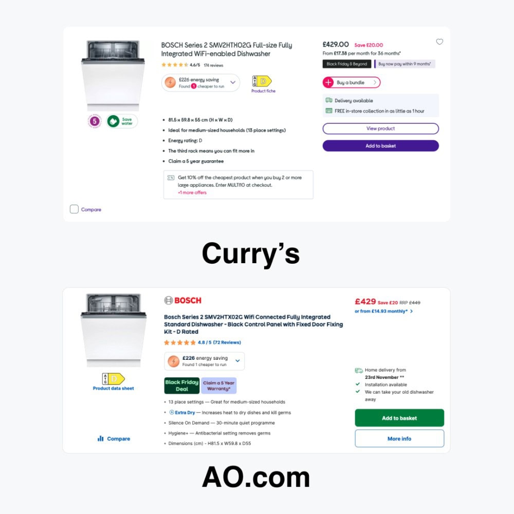 The desktop counterparts product tiles