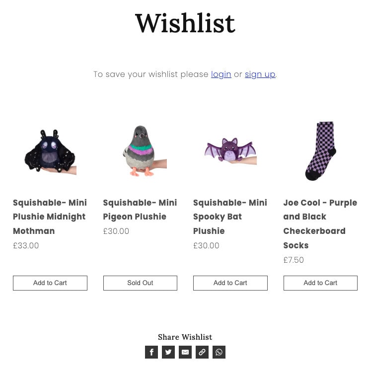 thunder egg wishlist